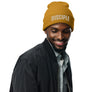 Disciple Waffle beanie - White Embroidery