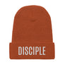 Disciple Waffle beanie - White Embroidery