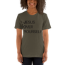 Jesus Over Yourself® Classic Tee (with black on black option)