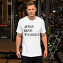 Jesus Over Yourself® Classic Tee (with black on black option)
