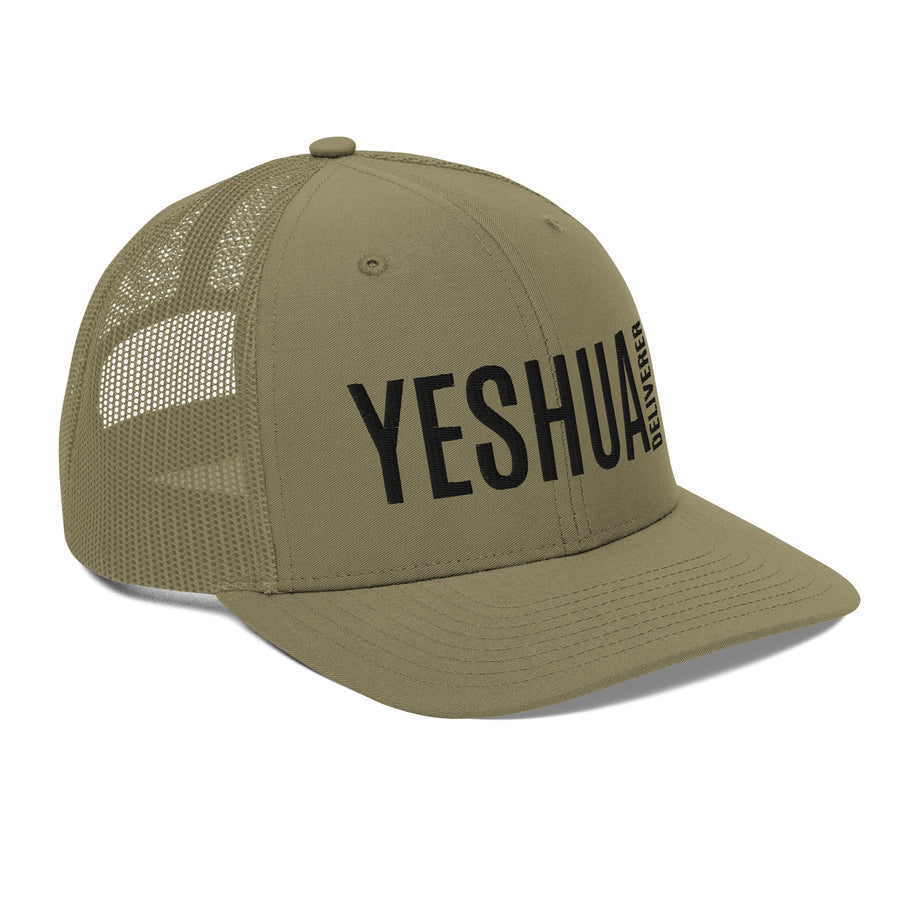 YESHUA - Olive adjustable trucker cap