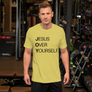 Jesus Over Yourself® Classic Tee (with black on black option)