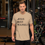 Jesus Over Yourself® Classic Tee (with black on black option)