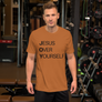 Jesus Over Yourself® Classic Tee (with black on black option)